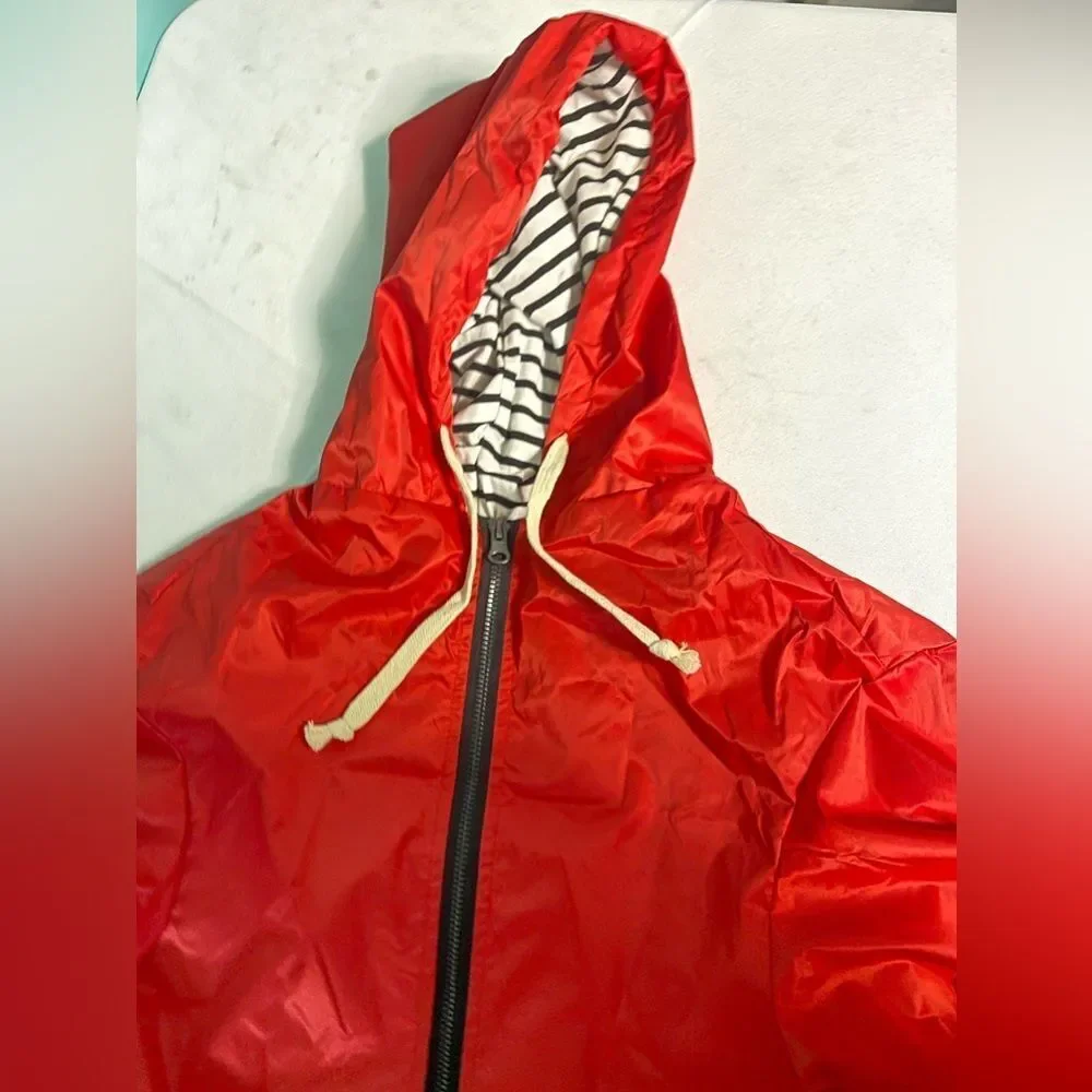 XXL dog red rain coat‎